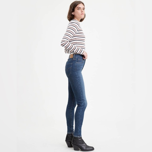 Levis 720 High Rise Super Skinny Denim Jeans Size 28 - Picture 2 of 16